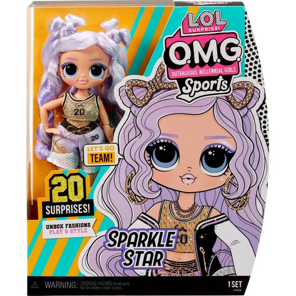 Кукла L.O.L. Surprise OMG Sports Sparkle Star, 584230EUC