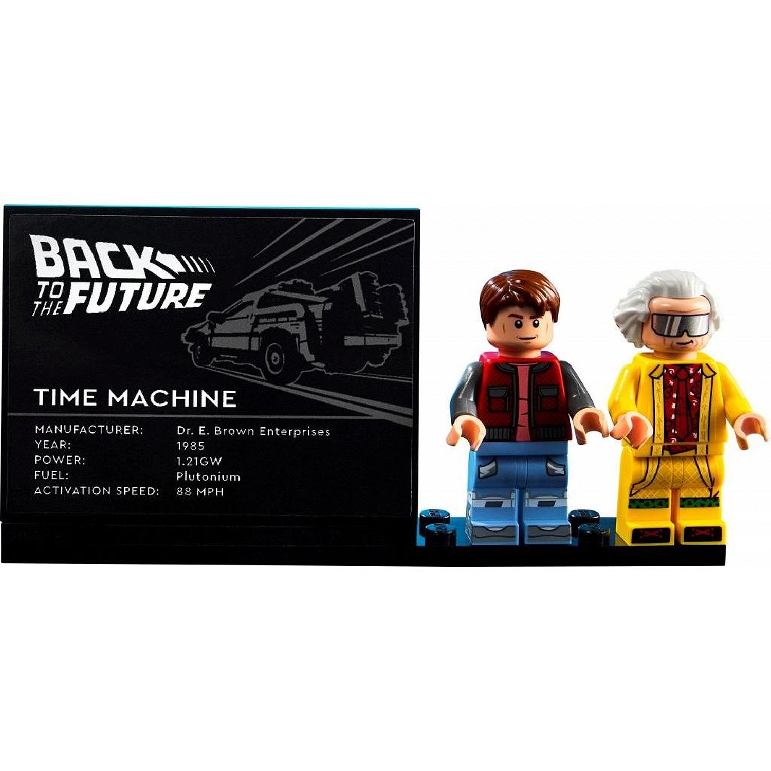 Конструктор LEGO Creator 10300 Машина времени DeLorean Назад в будущее