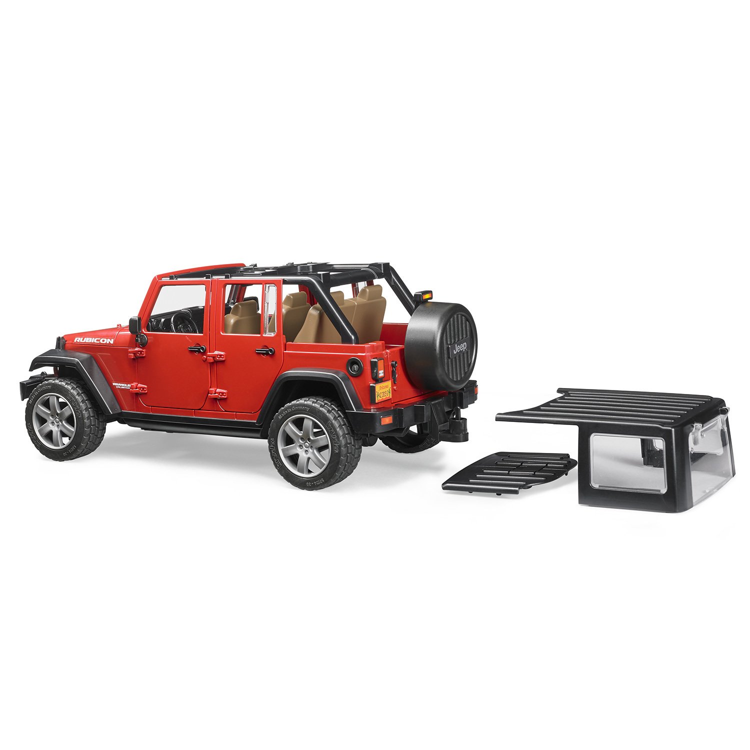 Внедорожник Bruder Jeep Wrangler Unlimited Rubicon (02-525) 1:16 31 см