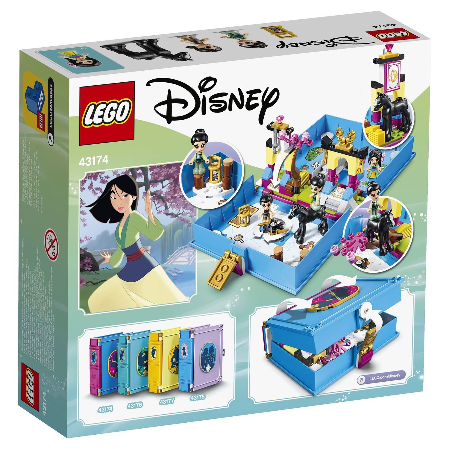 Конструктор LEGO Disney Princess 43174 Книга сказочных приключений Мулан