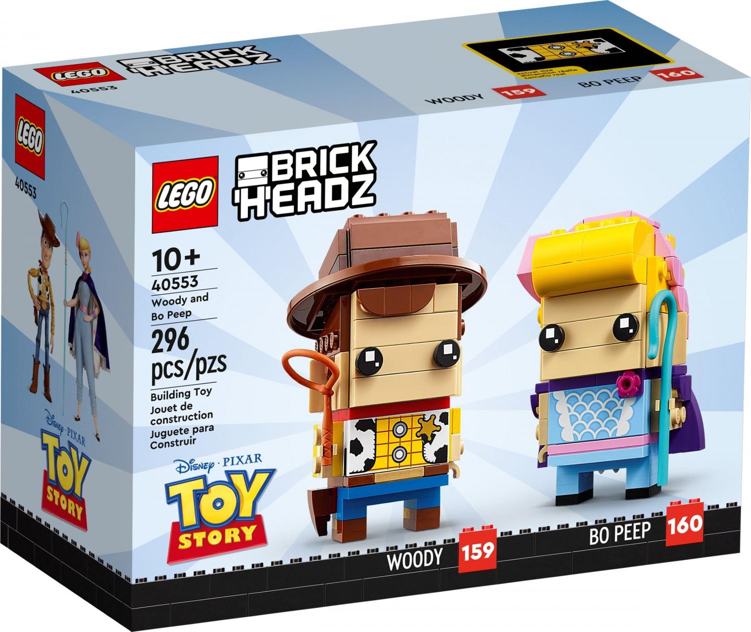 Набор Lego 40553 BrickHeadz Сувенирный набор Вуди и Бо Пип