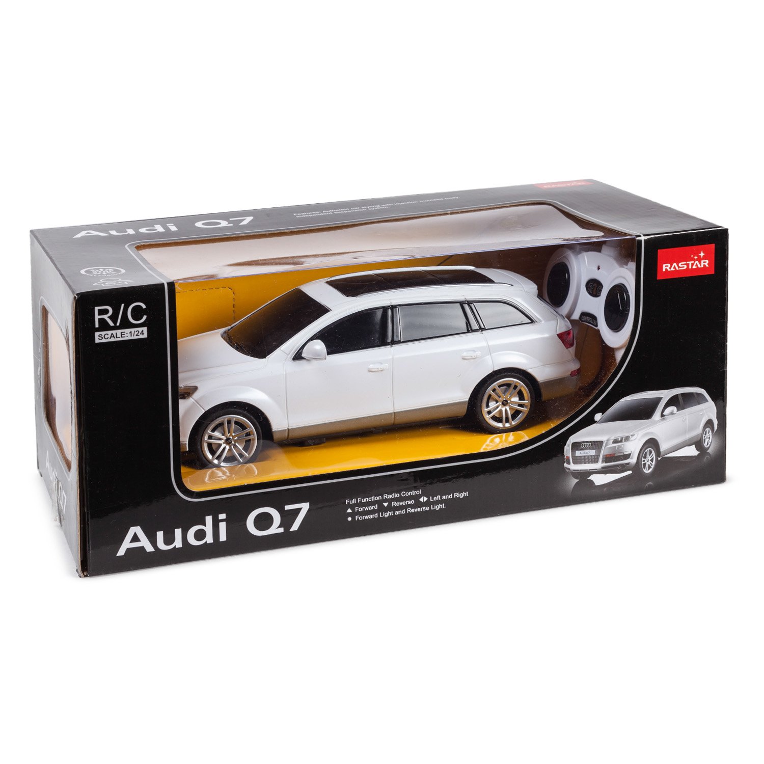 Машинка радиоуправляемая Rastar Audi Q7 1:24 белая