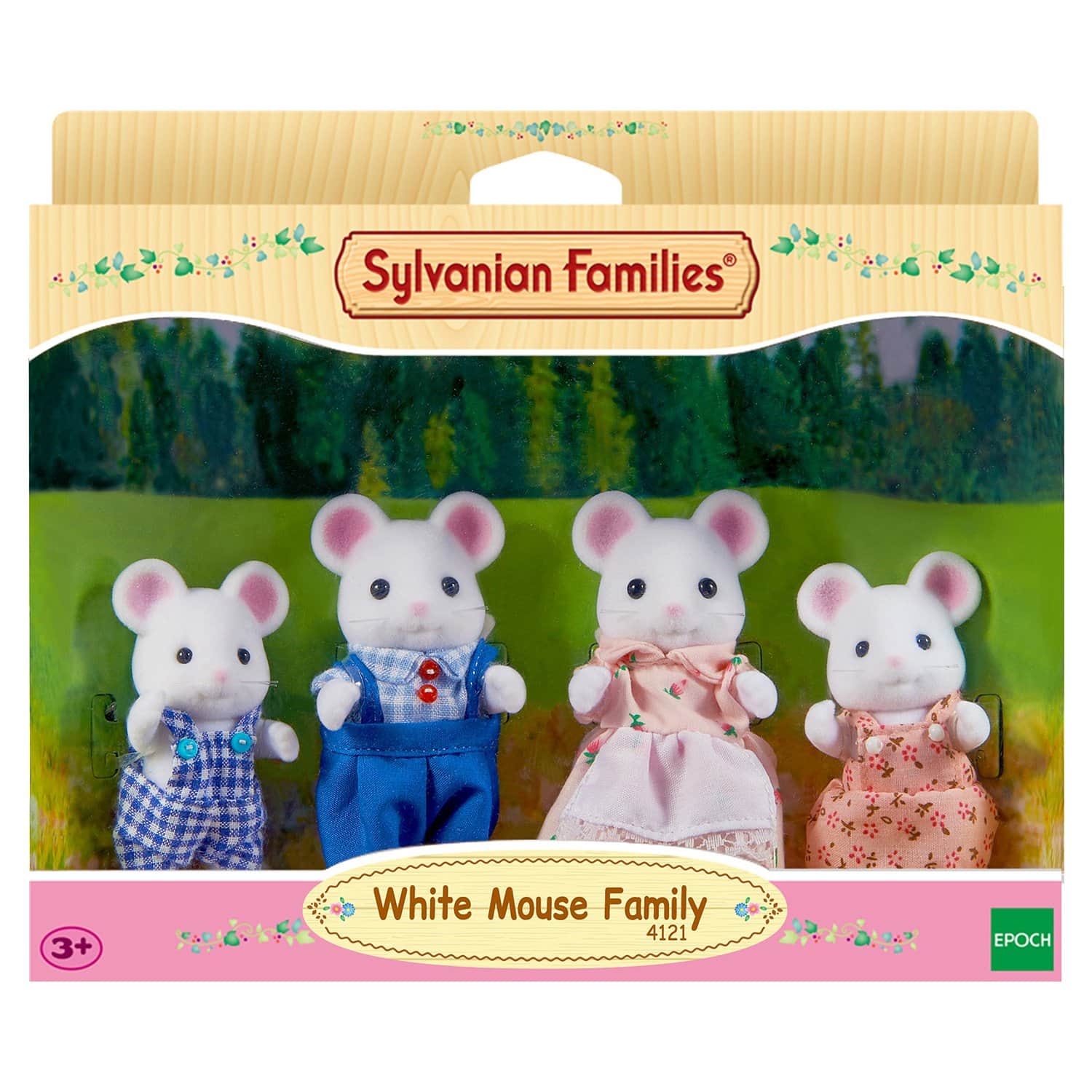 Фигурки Sylvanian Families Семья белых мышей 3111/4121