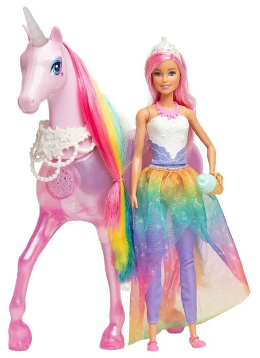 Набор Barbie и Радужный единорог, FXT26