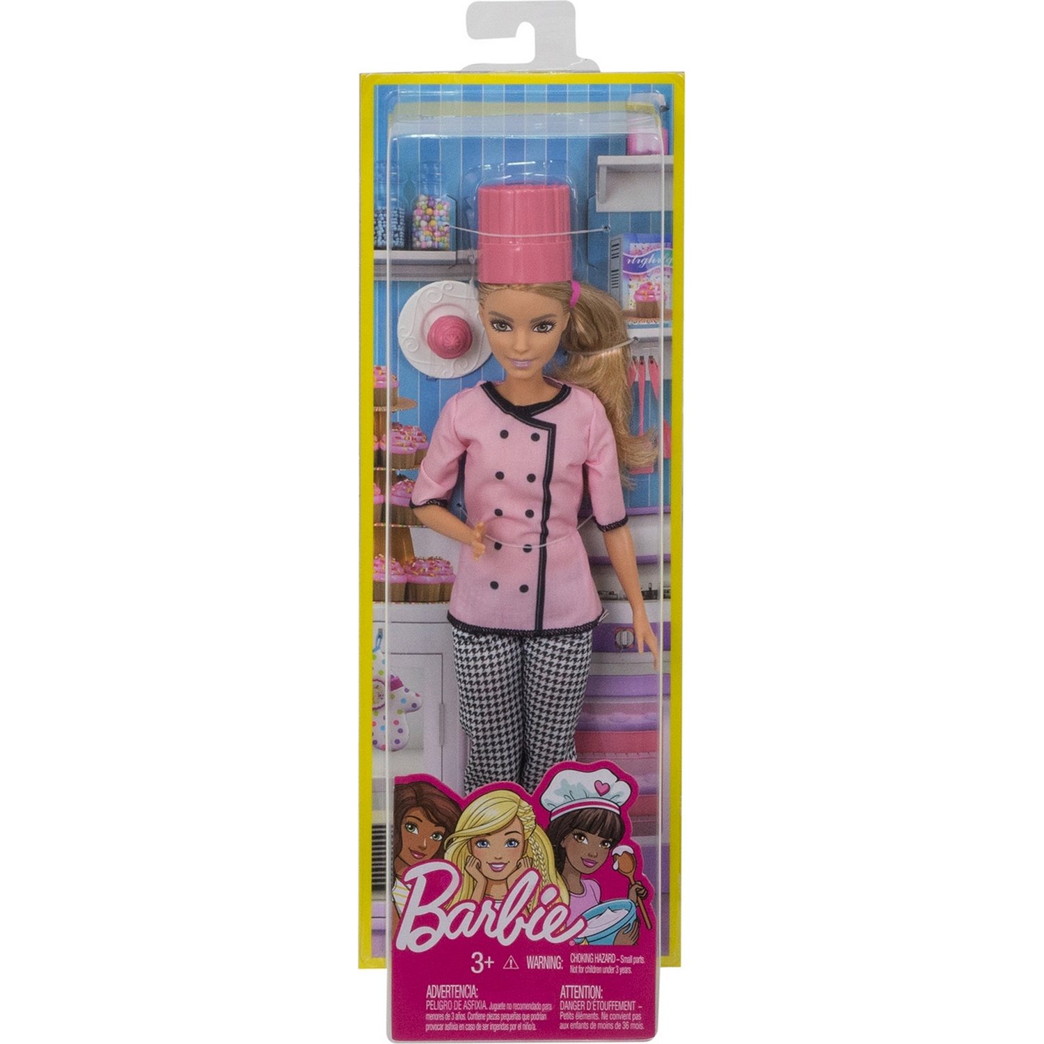 Кукла Barbie Кем быть? Повар, 29 см, FMT47