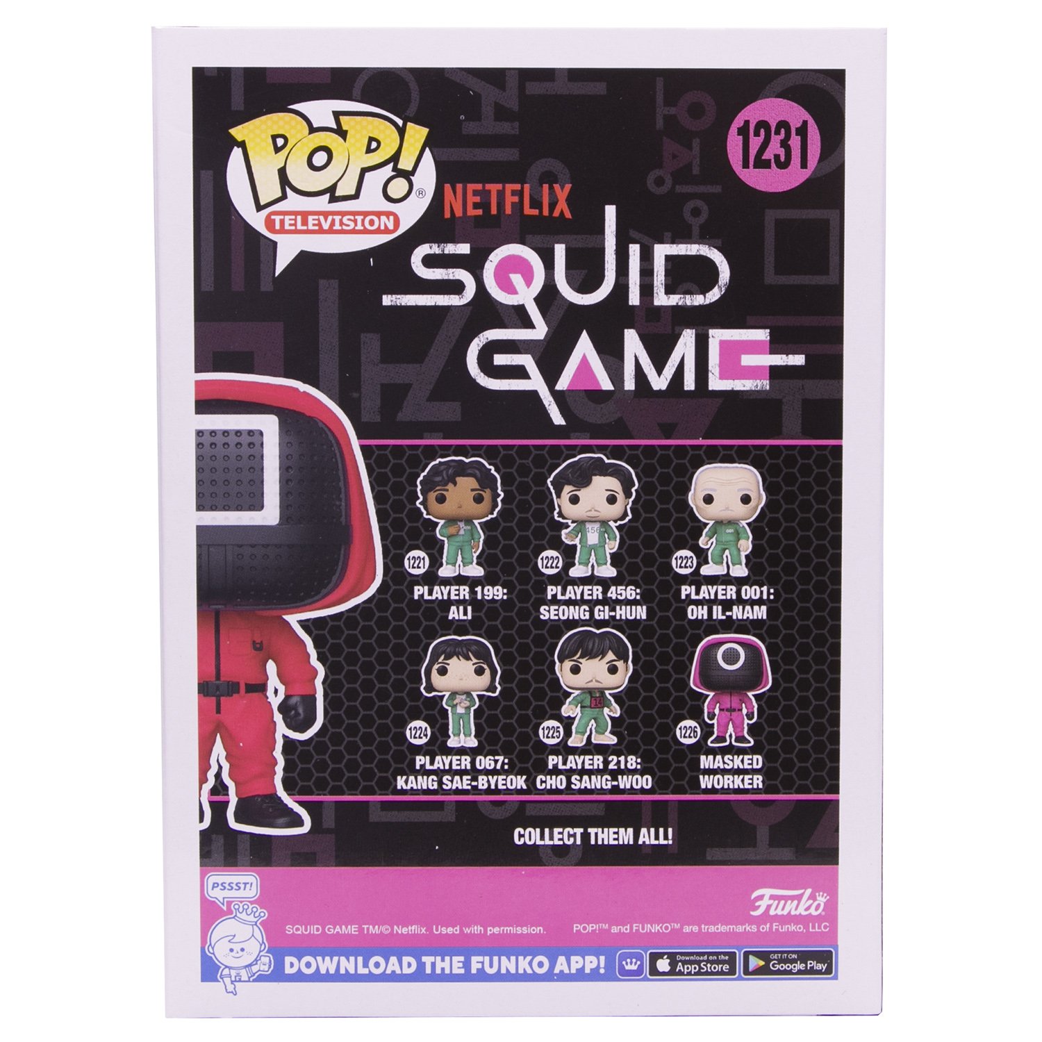 Фигурка Funko Pop! TV Squid Game Square Masked Manager Fun 25492188