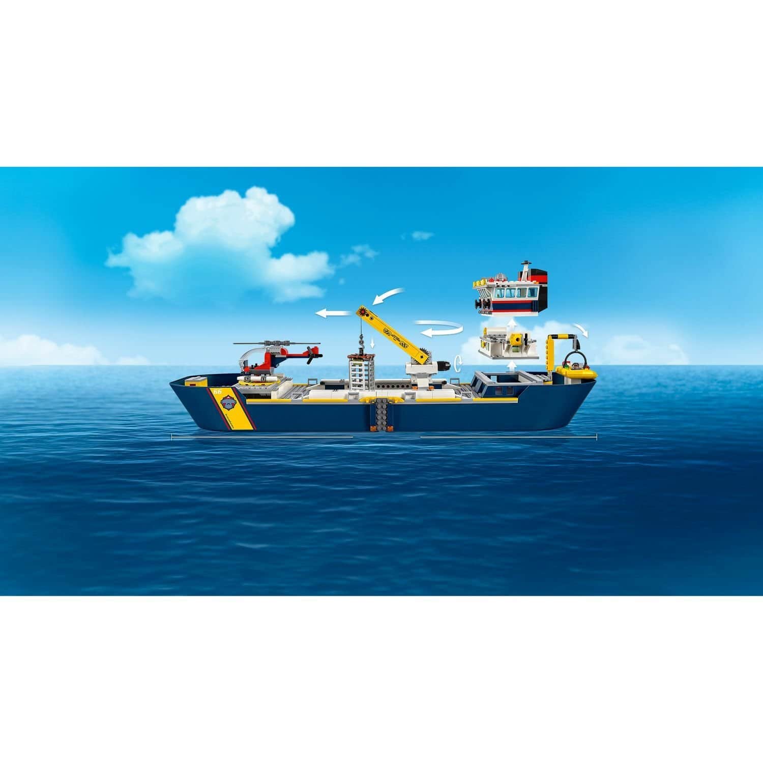 Конструктор LEGO City 60266 Океан: исследовательское судно