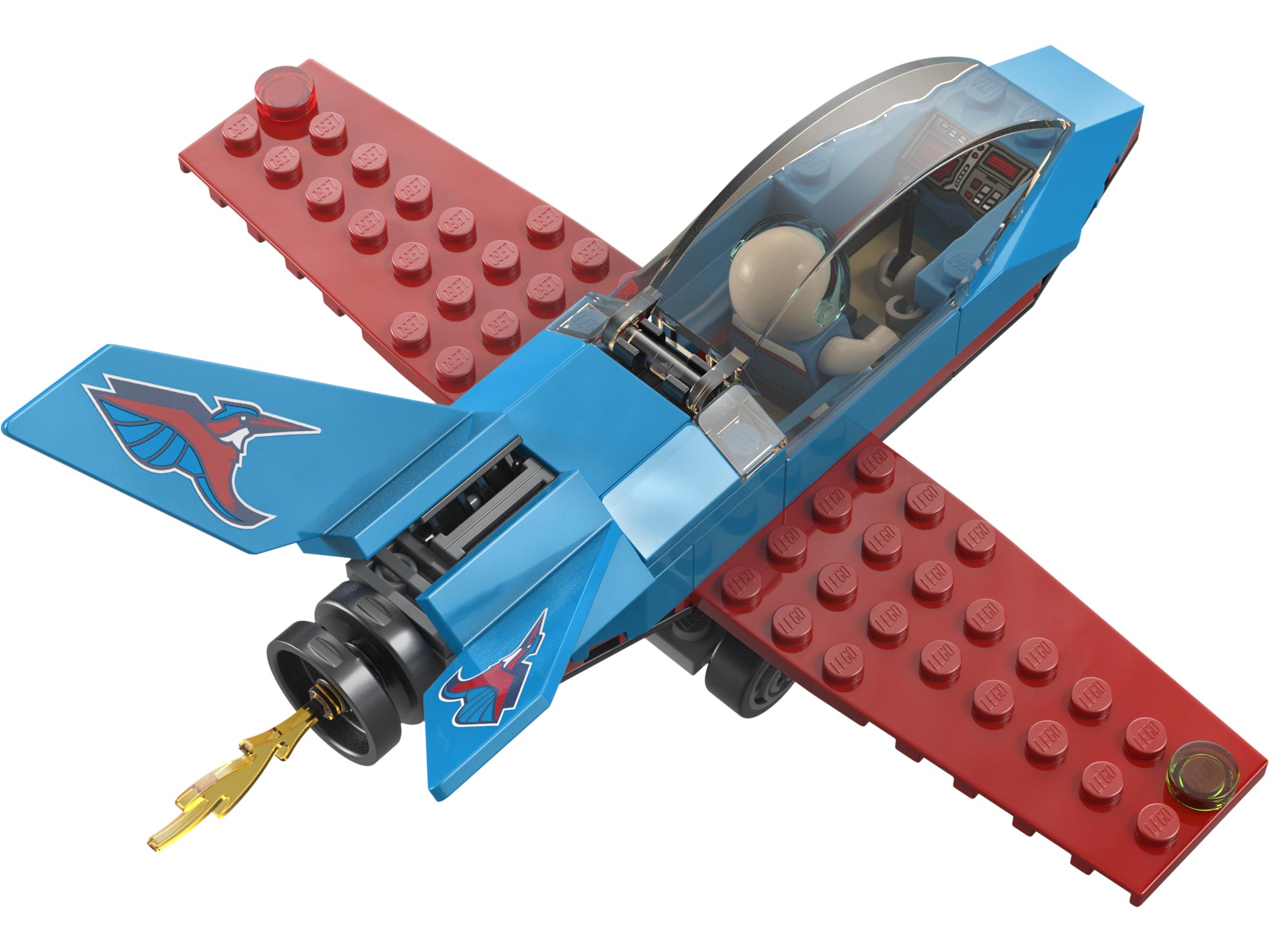 Конструктор LEGO City Great Vehicles 60323 Трюковый самолёт