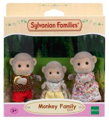 Фигурки Sylvanian Families Семья обезьян 3 фигурки 5214