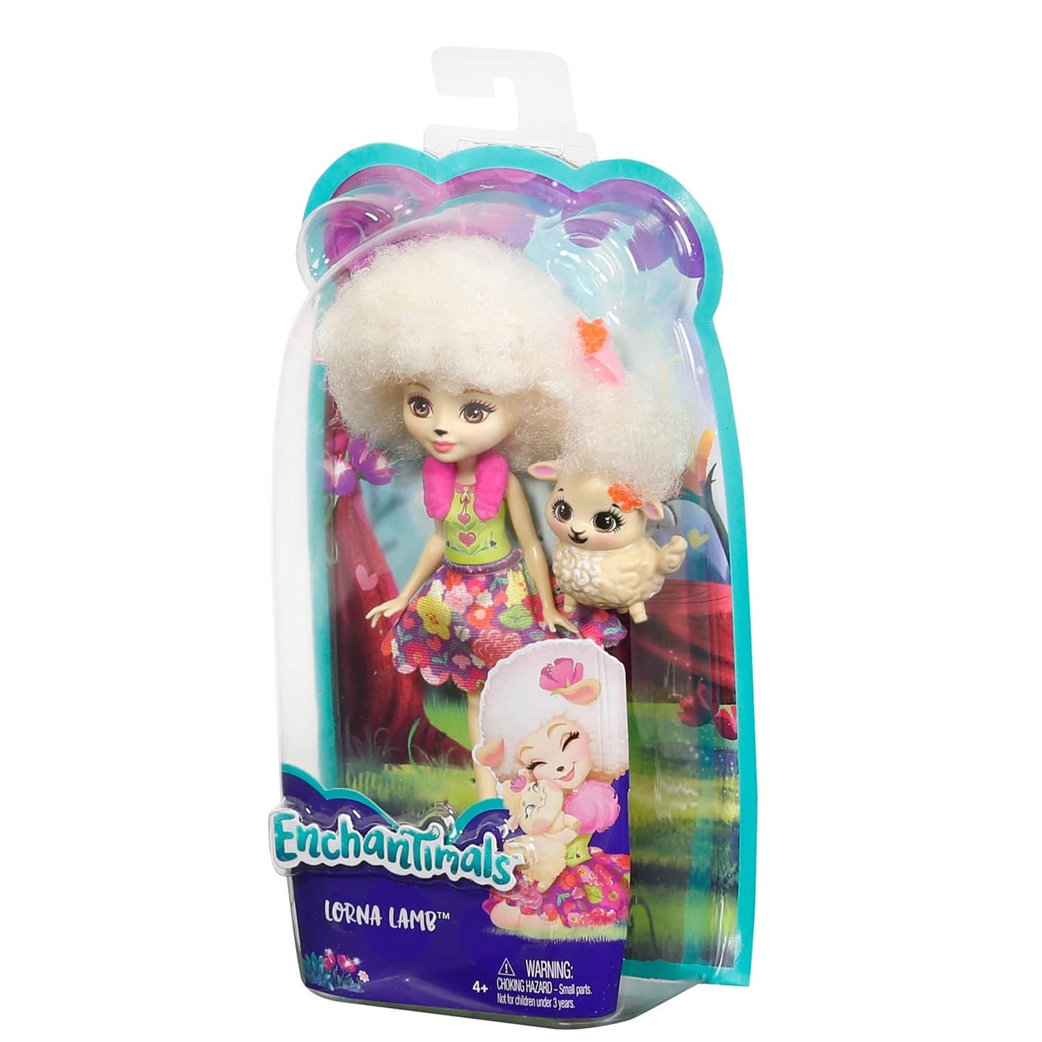 Кукла Enchantimals Лорна Барашка с любимой зверюшкой, 15 см, FNH25