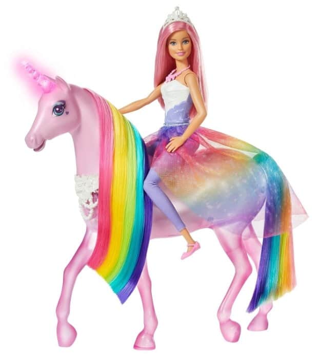 Набор Barbie и Радужный единорог, FXT26