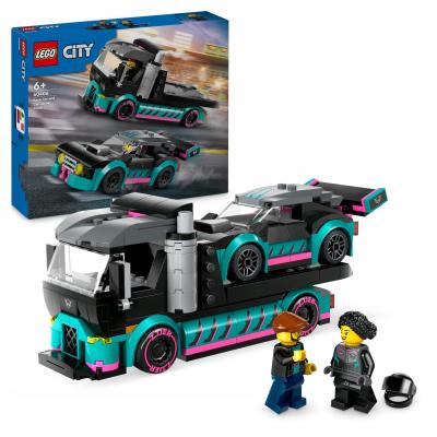 Конструктор LEGO City Гоночный автомобиль и грузовик-перевозчик 60406