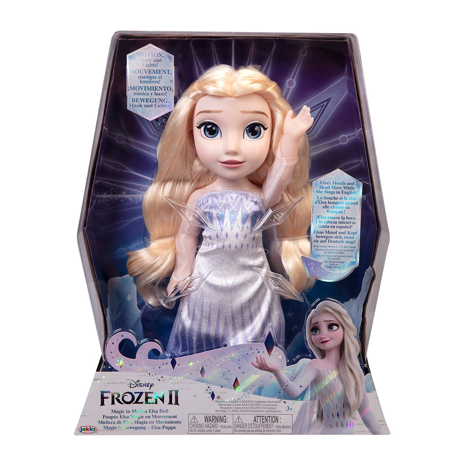 Кукла Disney Frozen Эльза Волшебство в движении 210334