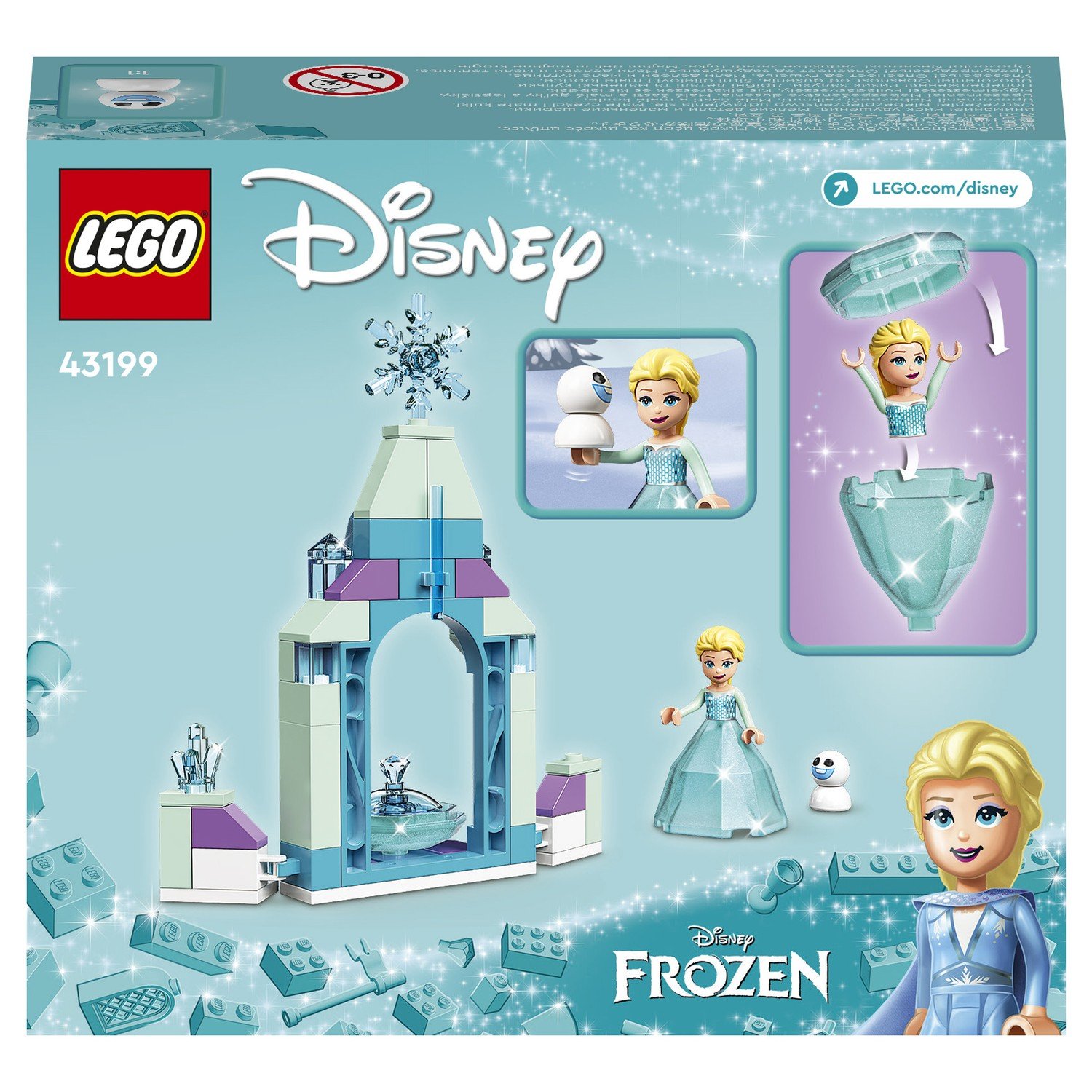 Конструктор LEGO Disney Princess Двор замка Эльзы 43199