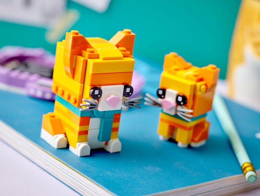 Конструктор LEGO BrickHeadz 40480 Рыжий кот