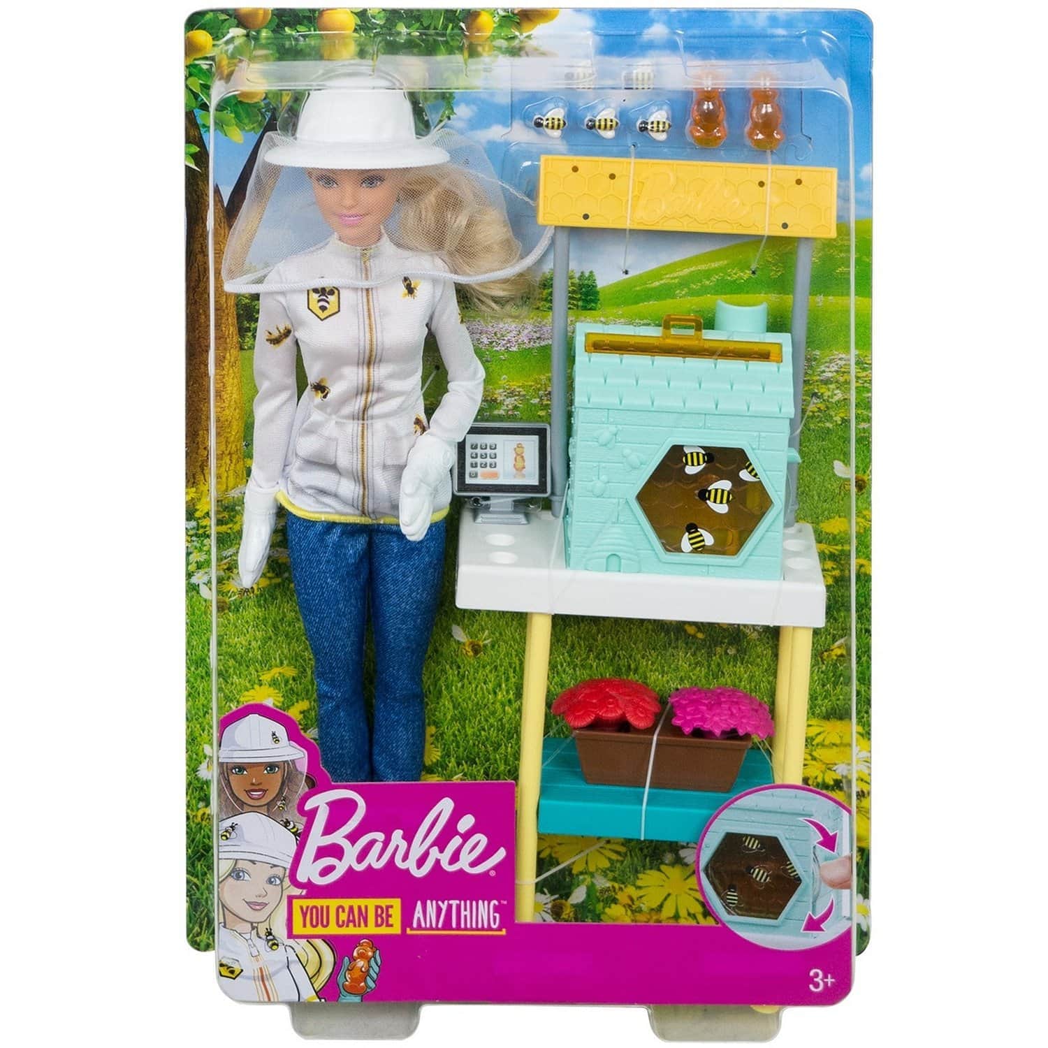 Кукла Barbie "Кем быть?" Пчеловод Блондинка, FRM17