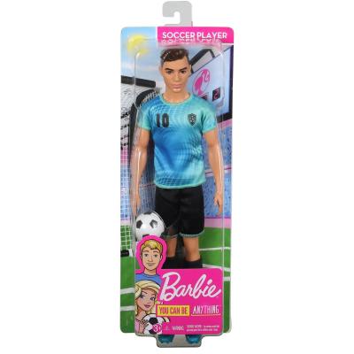 Кукла Barbie Кем быть? Футболист Кен, 29 см, FXP02