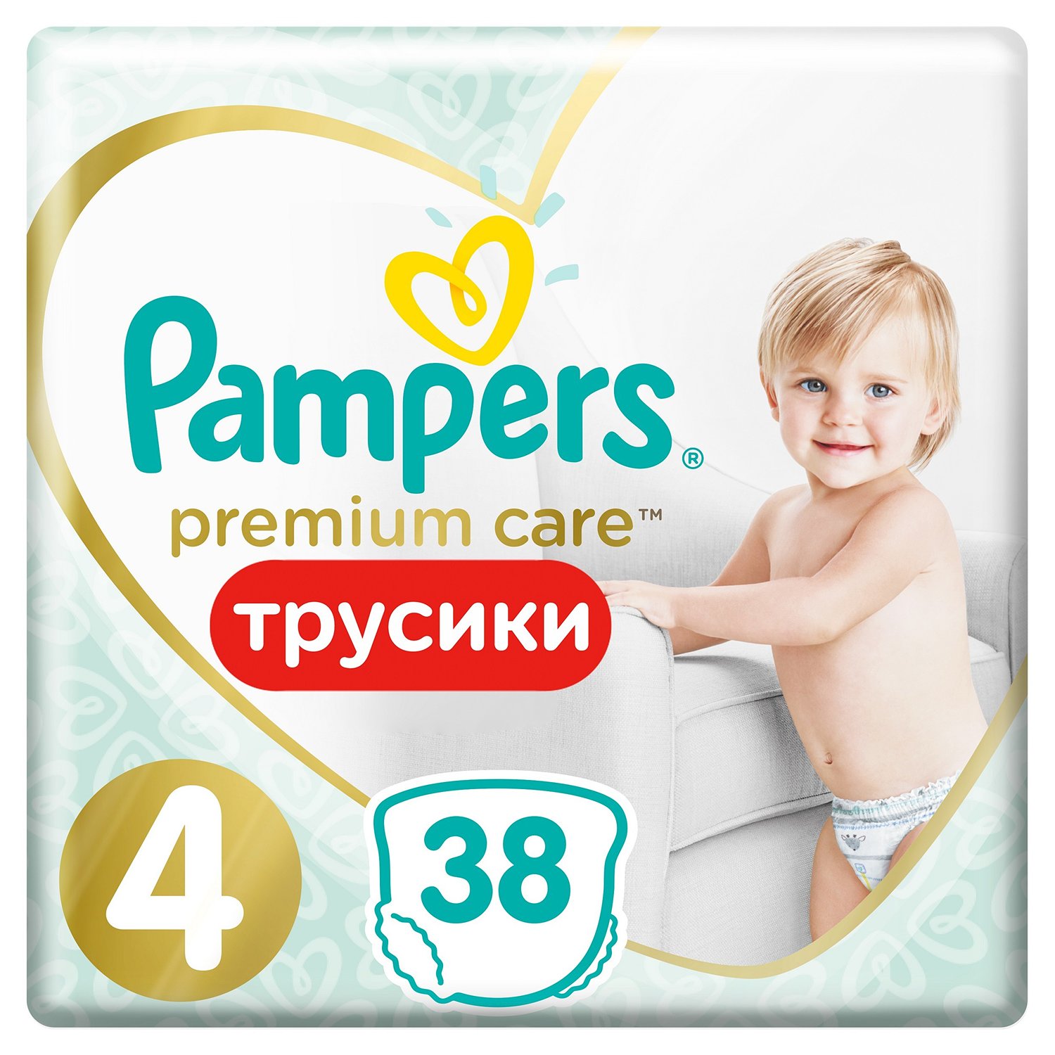 Подгузники-трусики Pampers Premium Care Pants Эконом 9-15кг 38шт