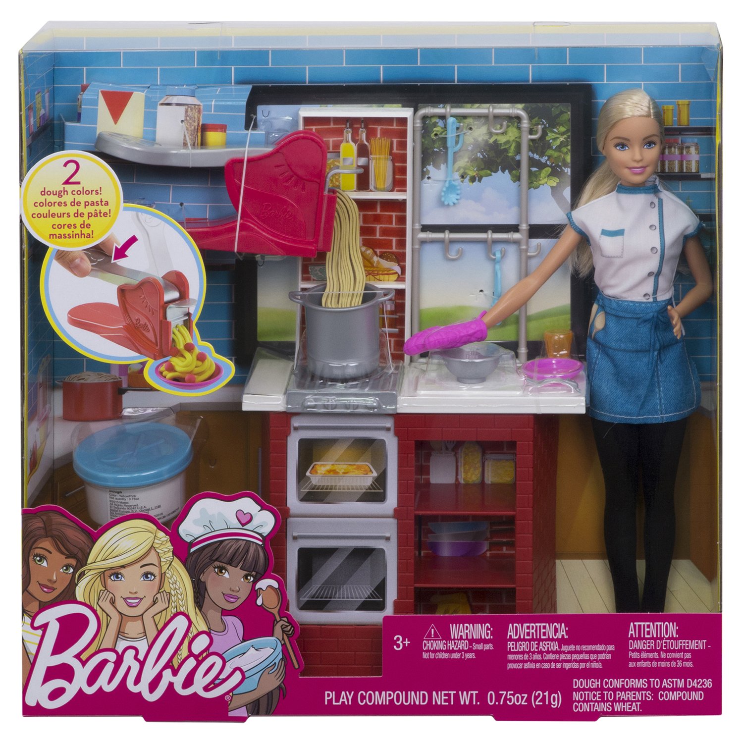 Набор Barbie Шеф итальянской кухни DMC36
