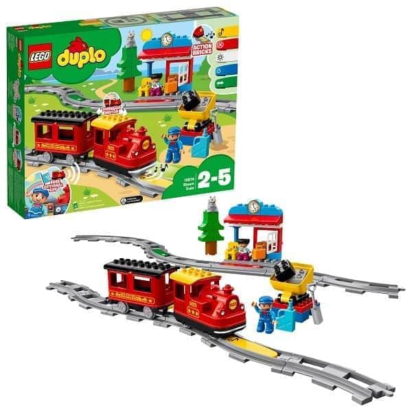 Конструктор LEGO DUPLO 10874 Town Поезд на паровой тяге