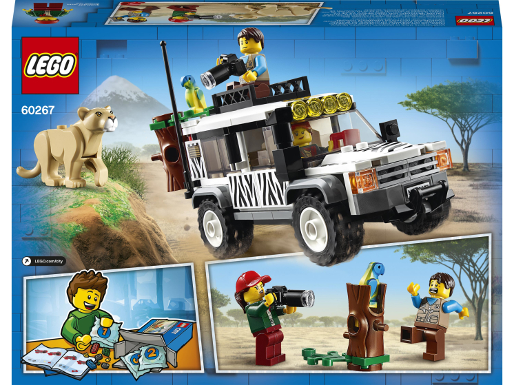 Конструктор LEGO City Great Vehicles 60267 Внедорожник для сафари