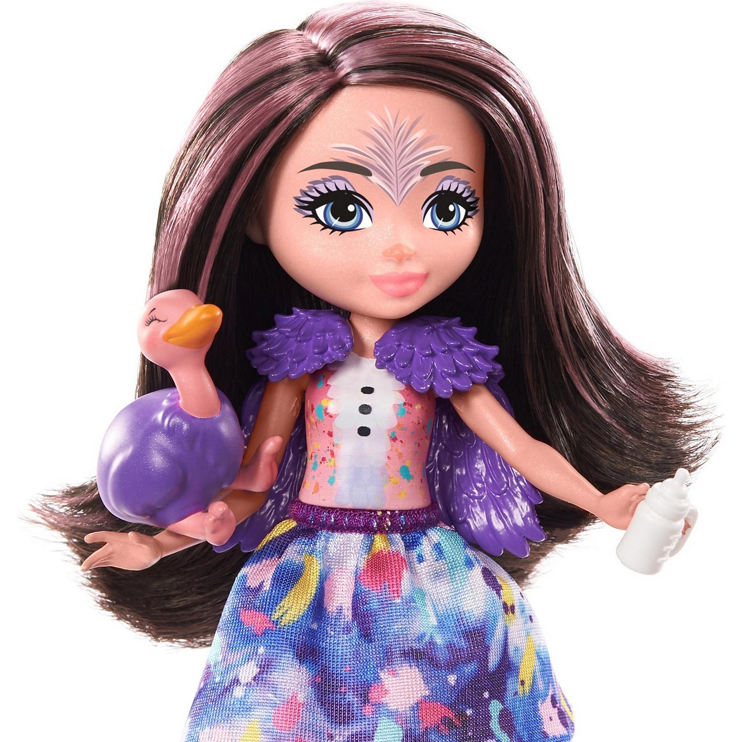 Кукла Enchantimals Офелия Страусси с семьей GTM32