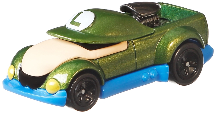 Машинка Hot Wheels Character Cars Super Mario Luigi (GJJ23/GPC13) 1:64