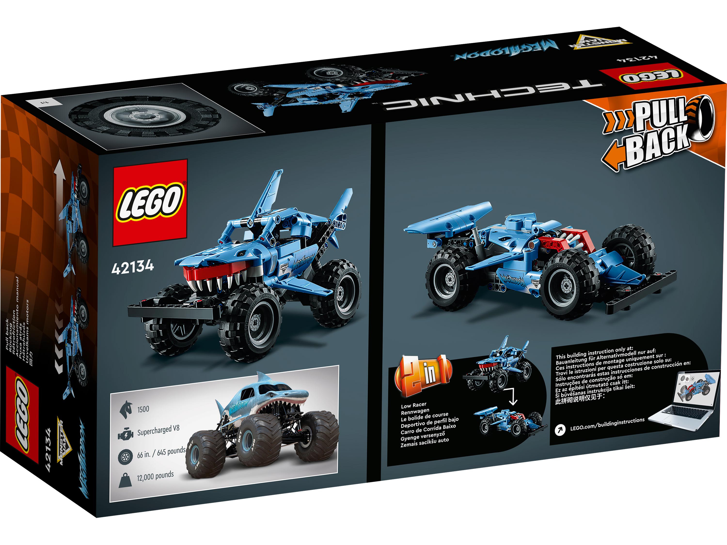 Конструктор LEGO Technic 42134 Monster Jam Megalodon