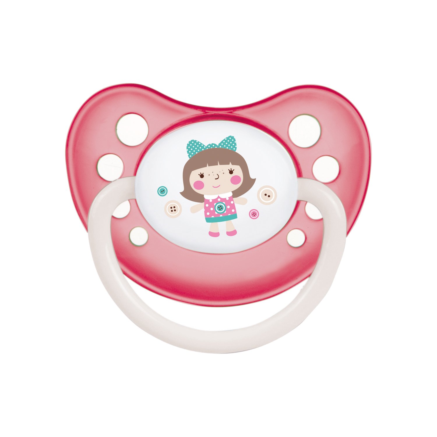 Пустышка Canpol Babies Toys анатомическая 0-6 месяцев Розовая