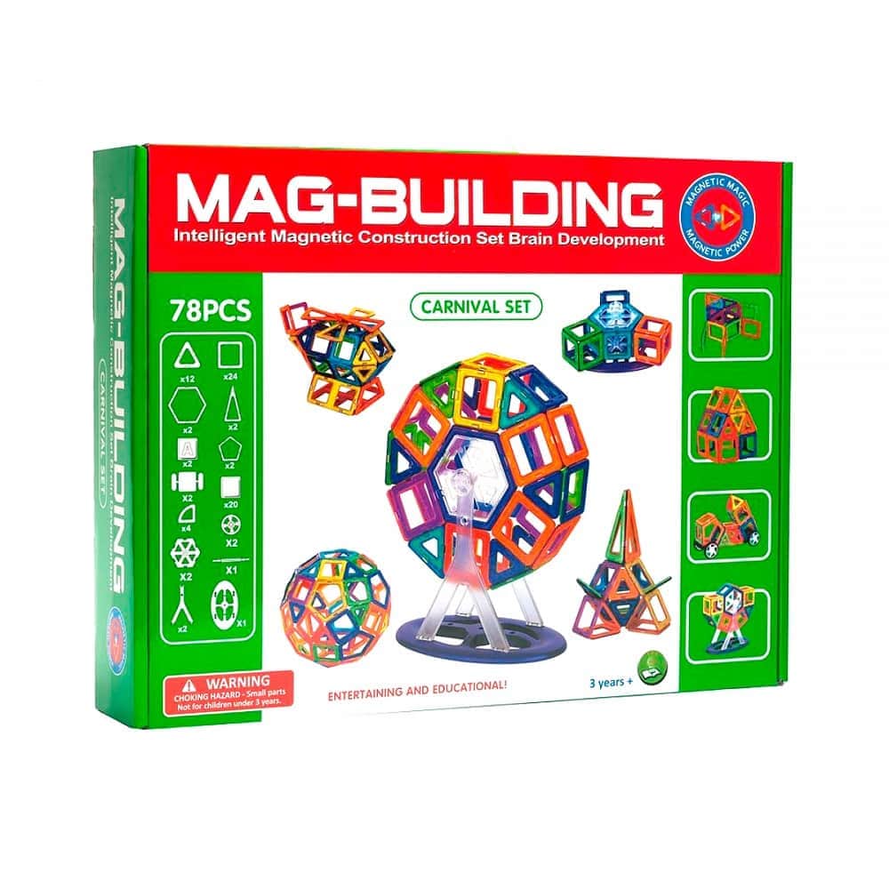 Магнитный конструктор Mag-Building Carnival GB-W78