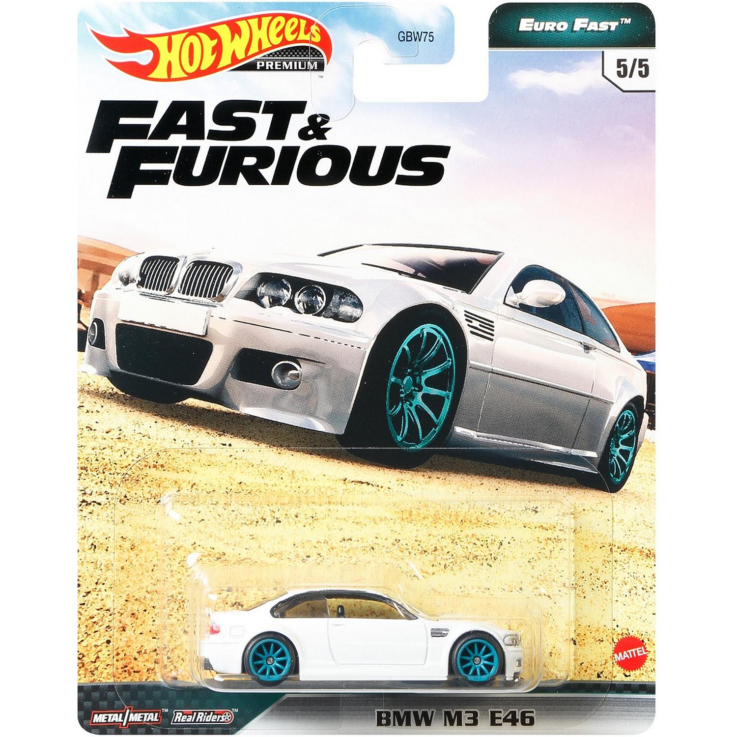 Легковой автомобиль Hot Wheels Fast & Furious BMW M3 E46 (GBW75/GPK52) 1:64