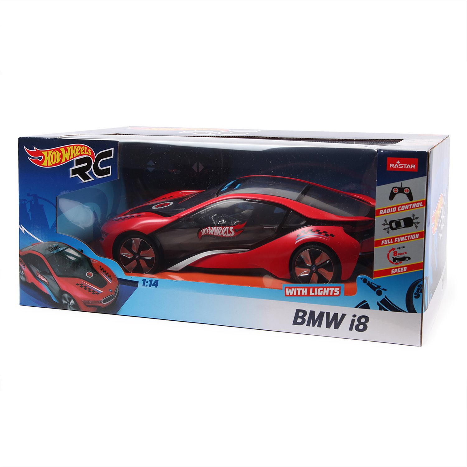 Машина Hot Wheels РУ 1:14 BMW I8 49600-11А