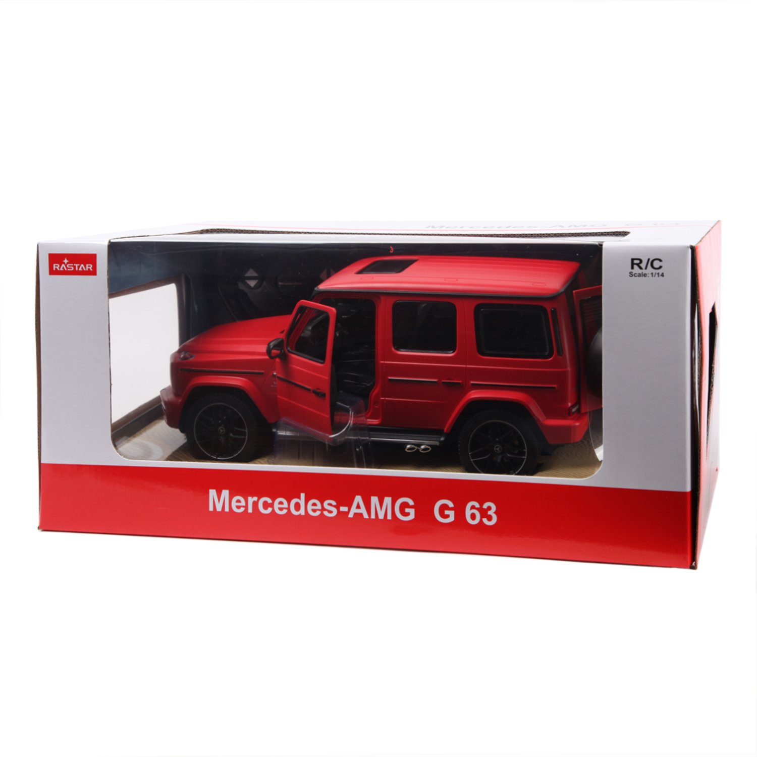 Машина Rastar РУ 1:14 Mercedes-Benz G63 Красная 95700