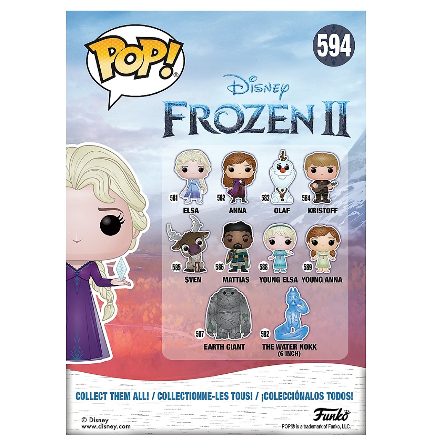 Игрушка Funko Pop Disney Frozen 2 Elsa Fun254939