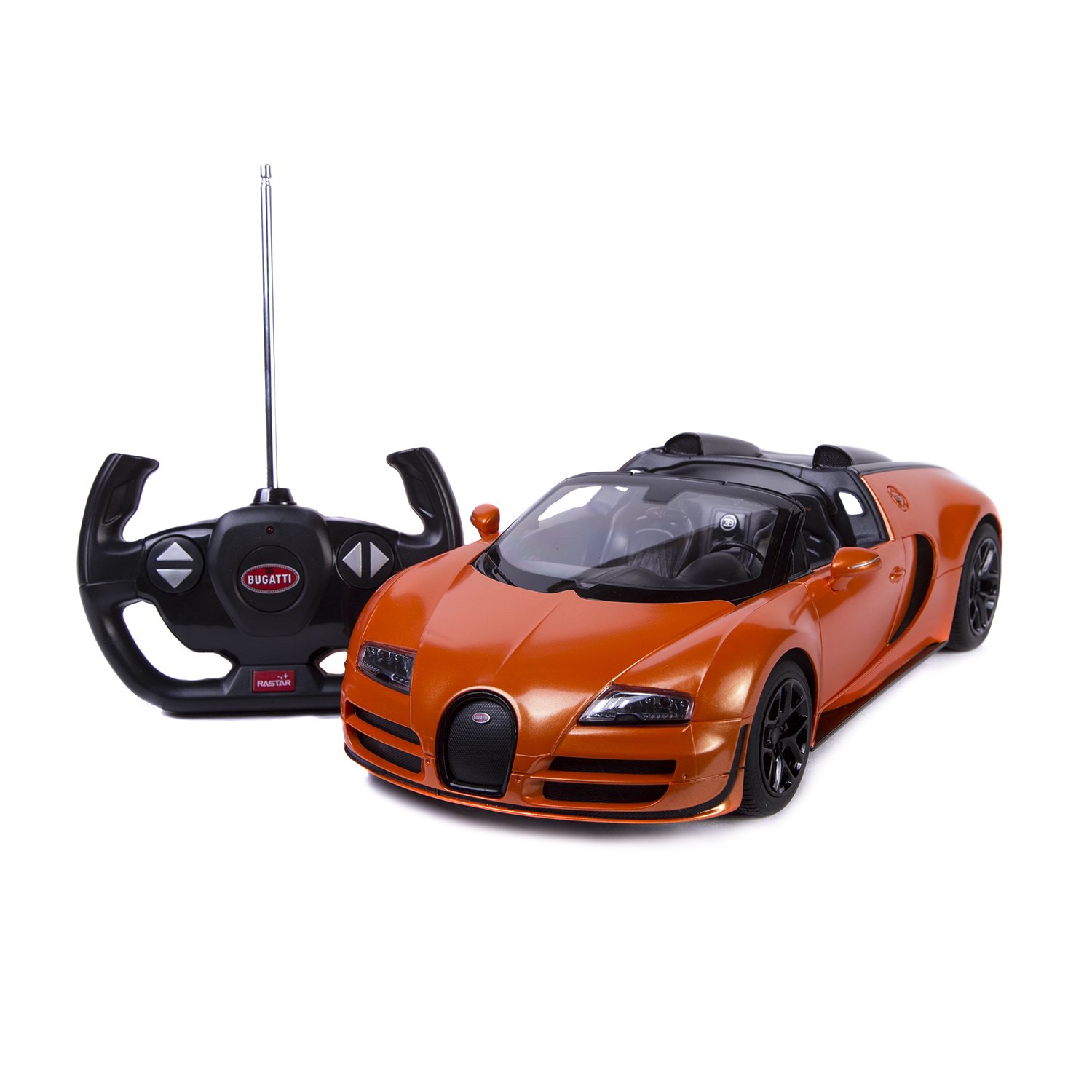 Машинка р/у Rastar Bugatti GS Vitesse 1:14 оранжевая