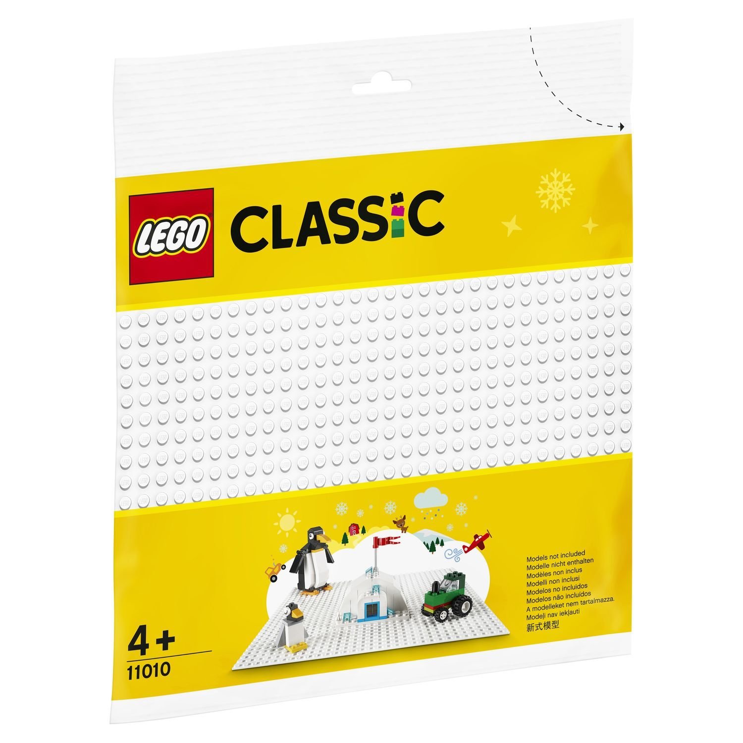 Дополнительные детали LEGO Classic 11010 Белая базовая пластина
