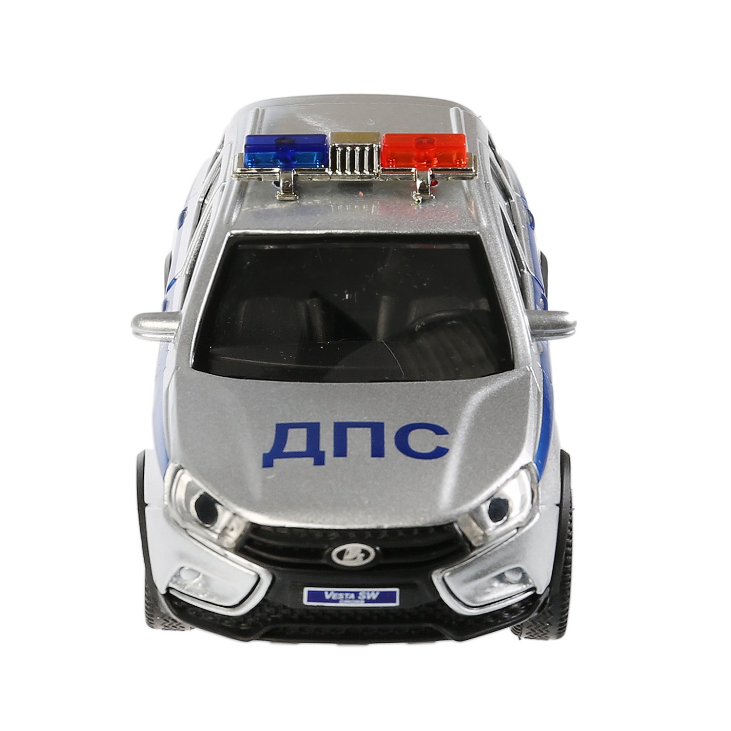 Машина Технопарк Lada Vesta Sw Cross Полиция инерционная 270425