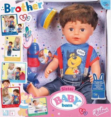 Интерактивная кукла Zapf Creation Baby Born Братик, 43 см, 825-365