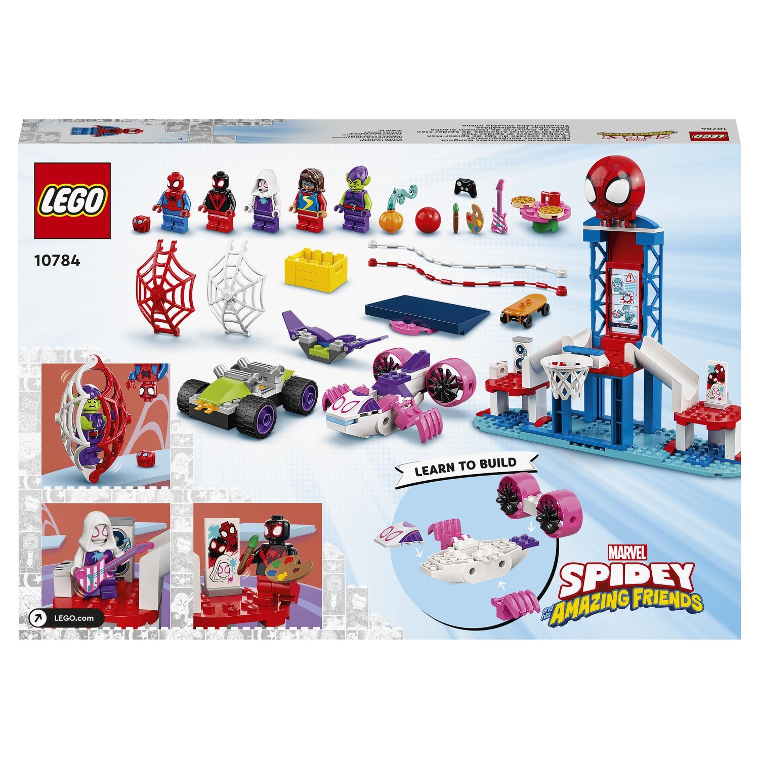 Конструктор LEGO Spidey 10784 Вечеринка в штабе Человека-Паука