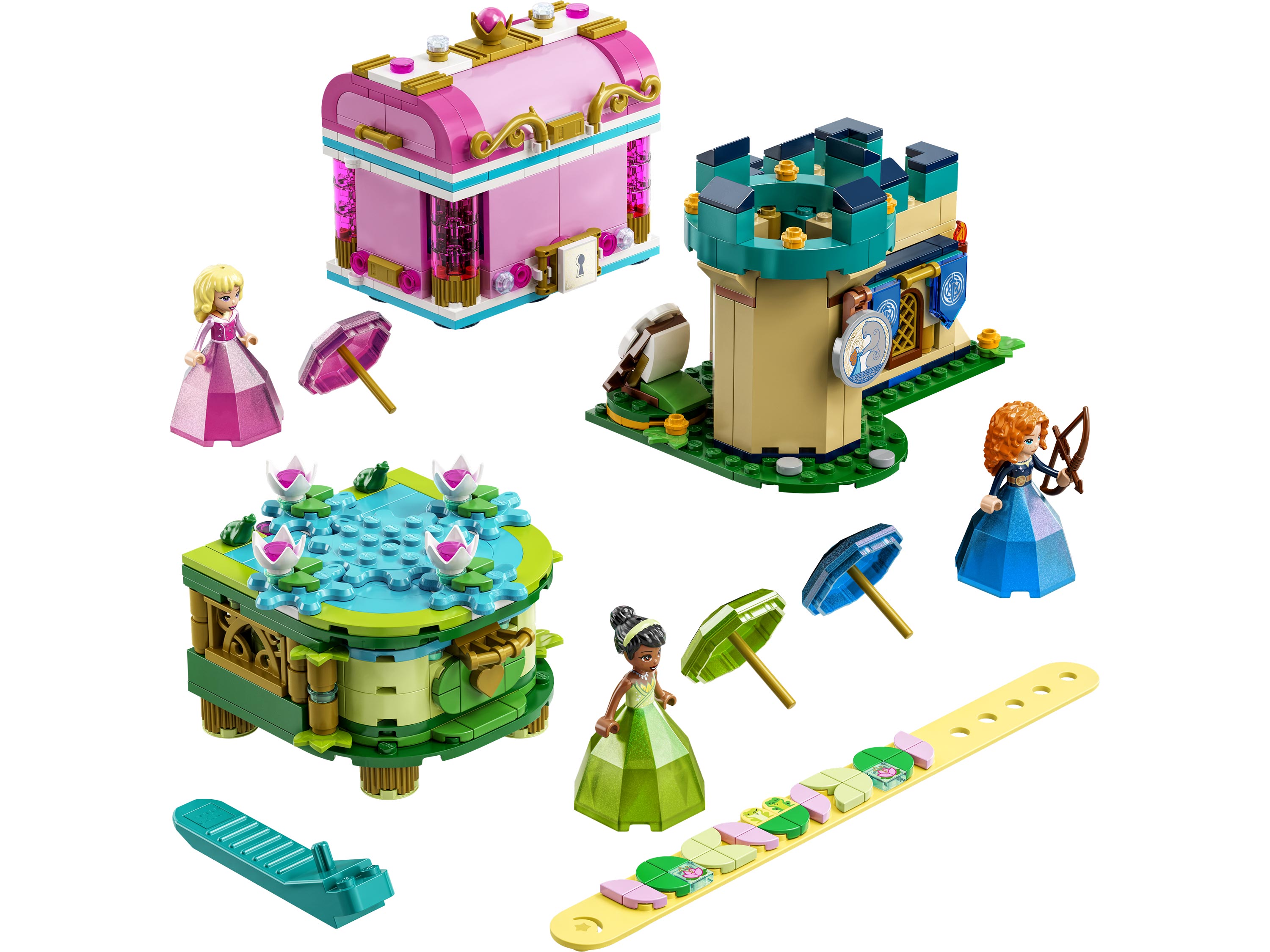 LEGO Disney 43203 Очарованные творения Авроры, Мериды и Тианы