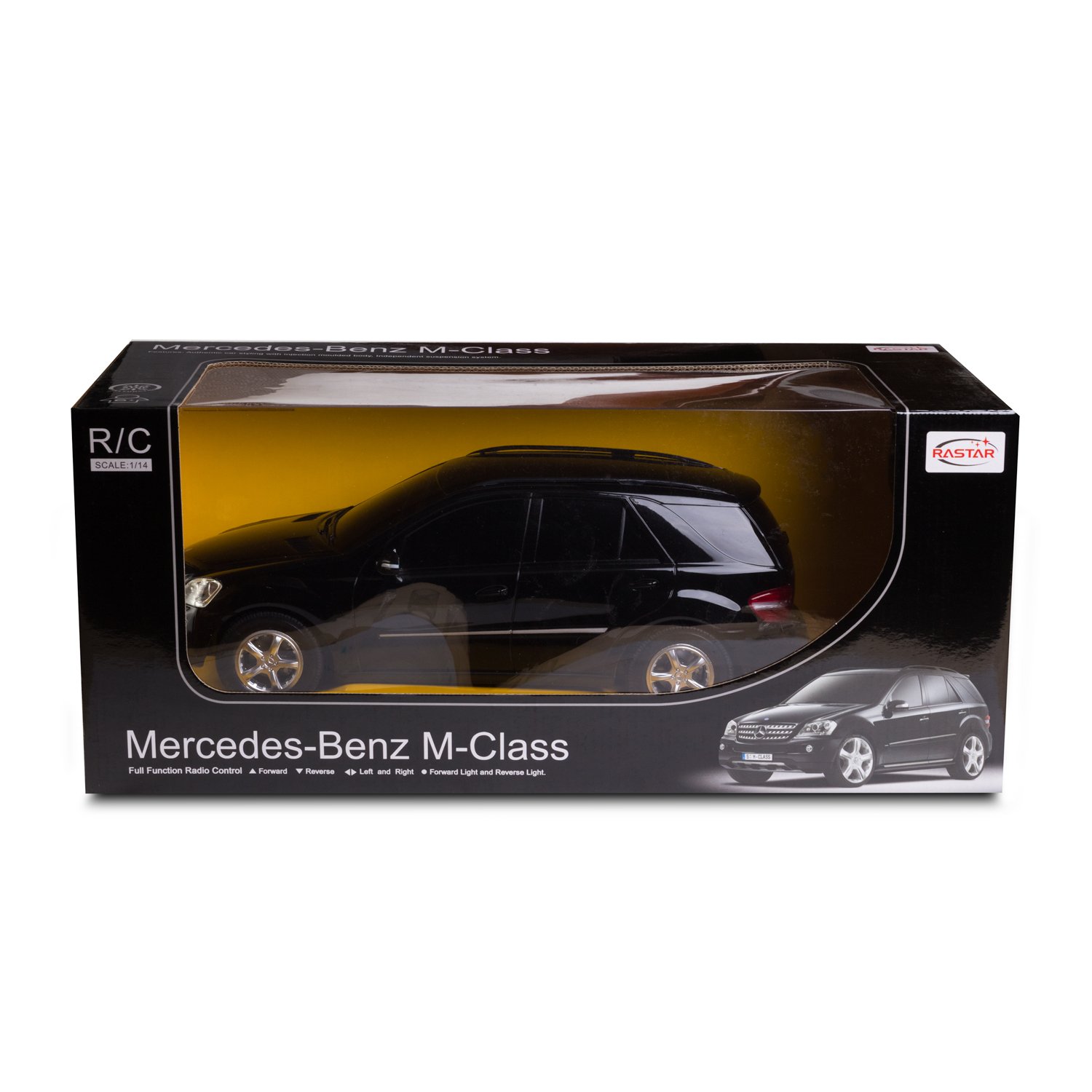 Машина радиоуправляемая Rastar 1:14 Mercedes-Benz ML CLASS Черная