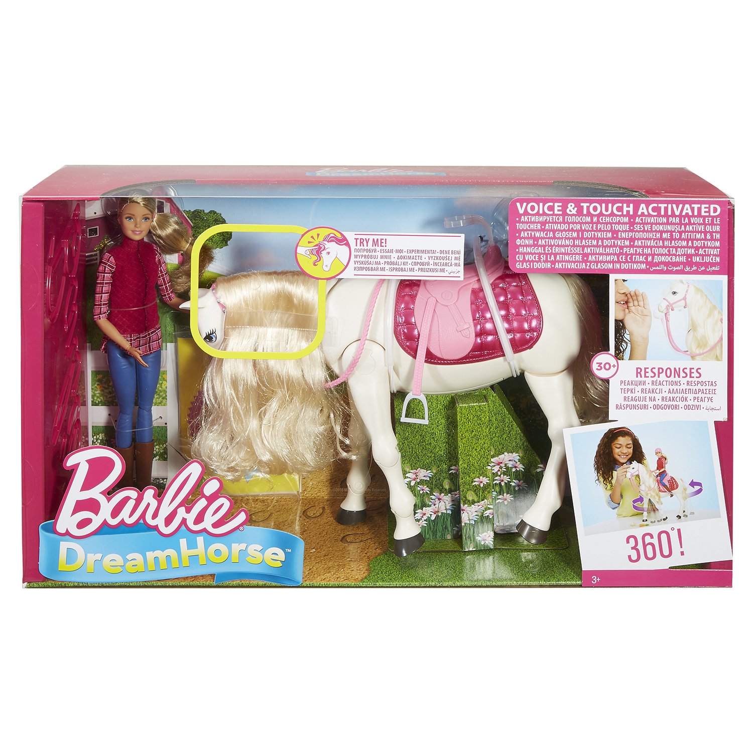 Набор Barbie и лошадь мечты, 29 см, FRV36