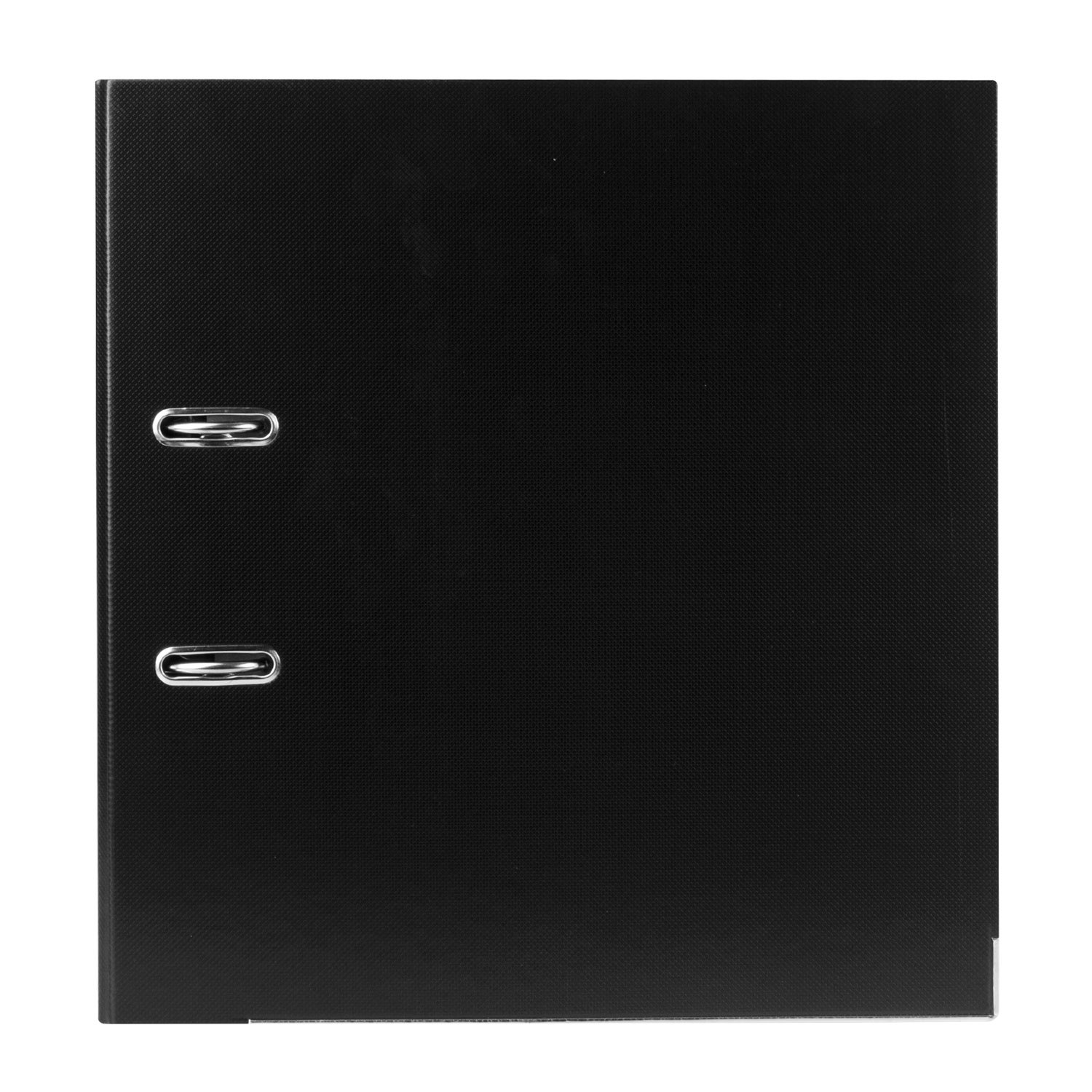 Папка-регистратор ESSELTE "VIVIDA Plus", А4+, с двухсторонним покрытием из пластика, 80 мм, черная, 81187