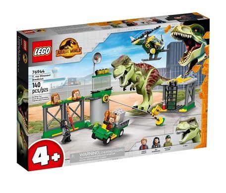 Конструктор LEGO Jurassic World 76944 Прорыв тираннозавра T-Рекса