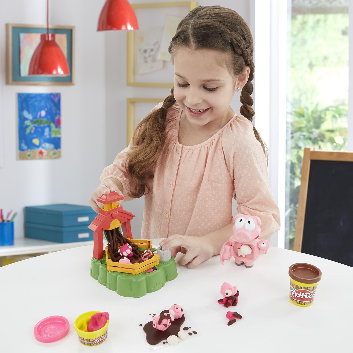 Набор для лепки Play-Doh Озорные поросята E67235L0