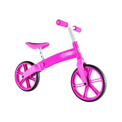 Беговел Y-Bike Y-Velo Balance розовый