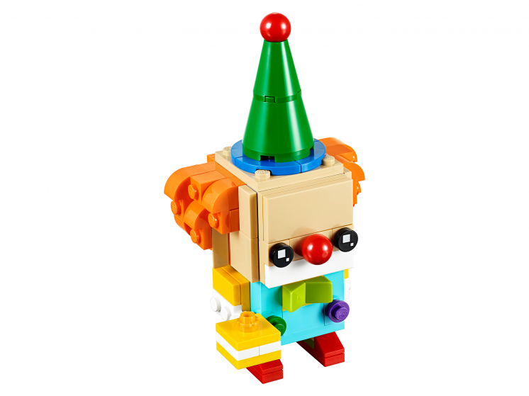 Конструктор LEGO BrickHeadz 40348 Клоун на день рождения