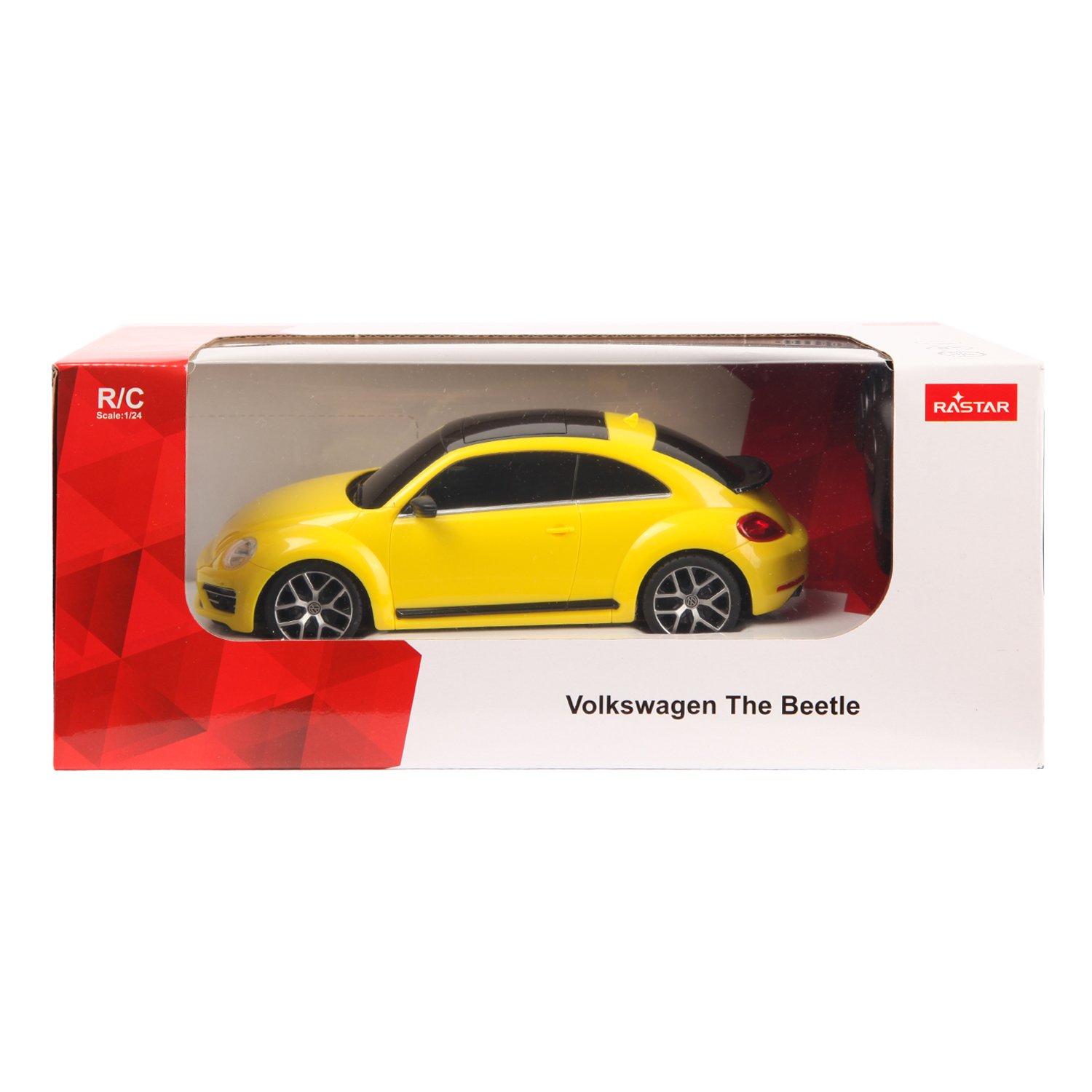 Машина Rastar РУ 1:24 Volkswagen Beetle Желтая 76200