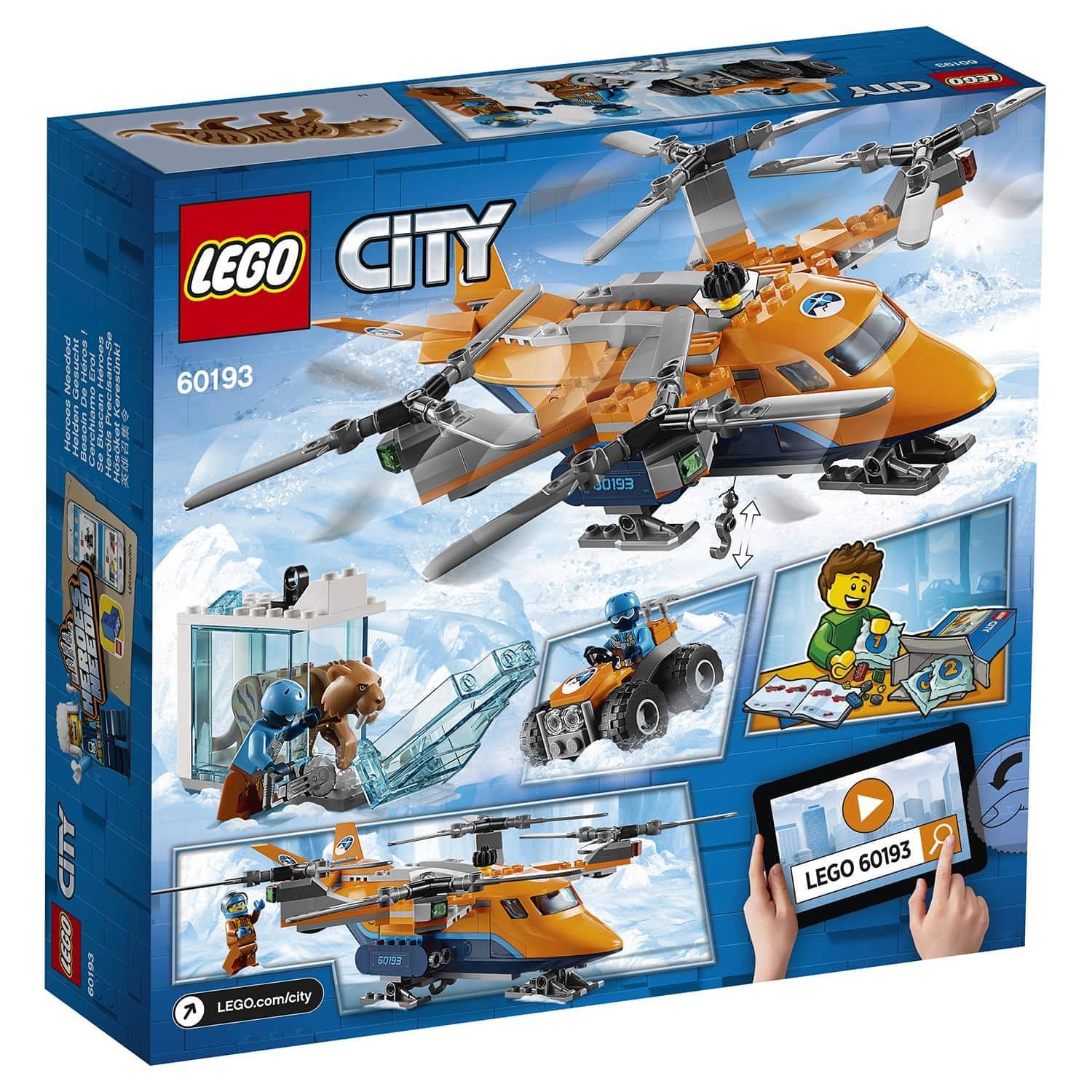 Конструктор LEGO City 60193 Арктический вертолет