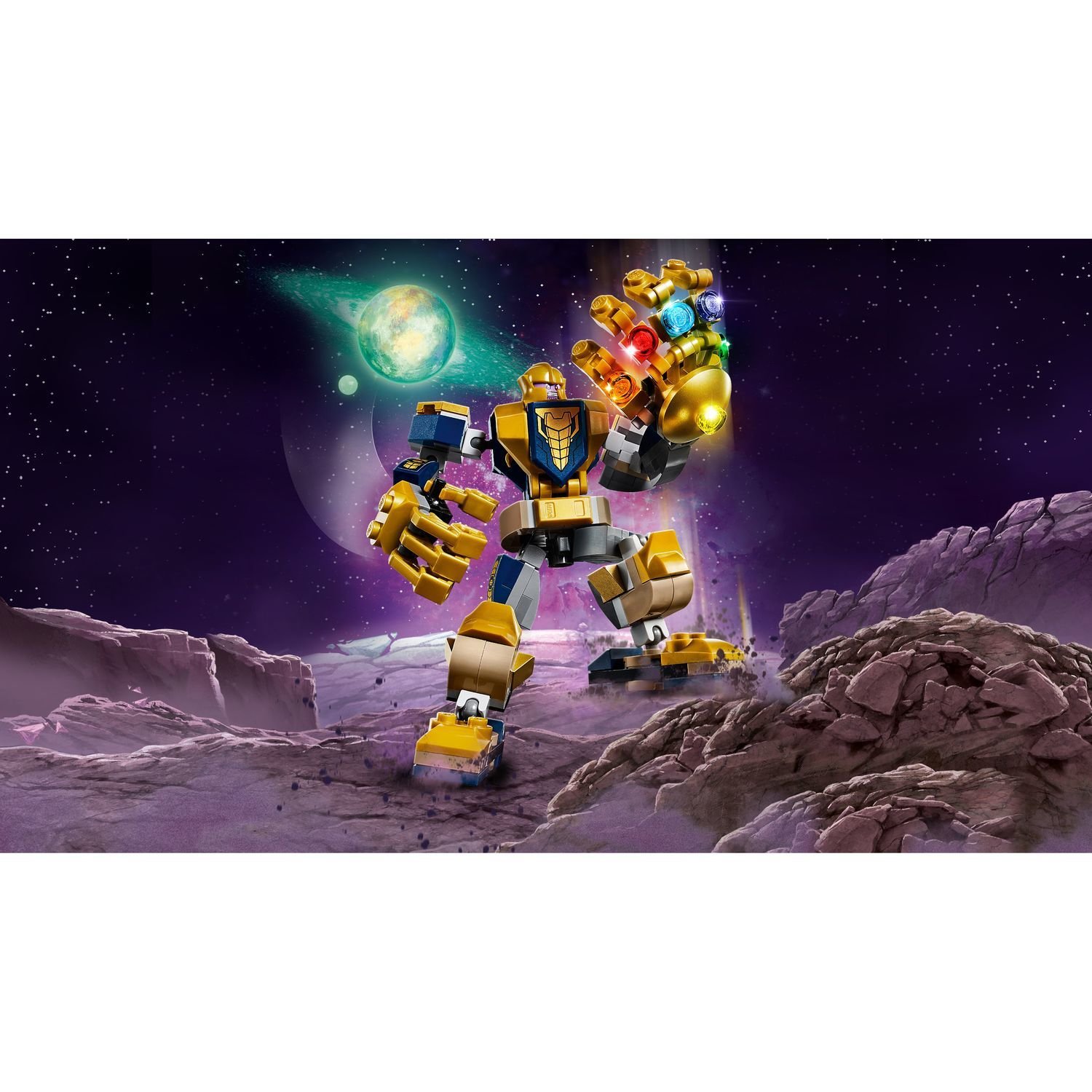Конструктор LEGO Marvel Super Heroes 76141 Avengers Танос: трансформер